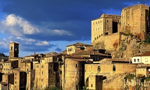 Italy, Tuscany, La Maremma, Sorano village